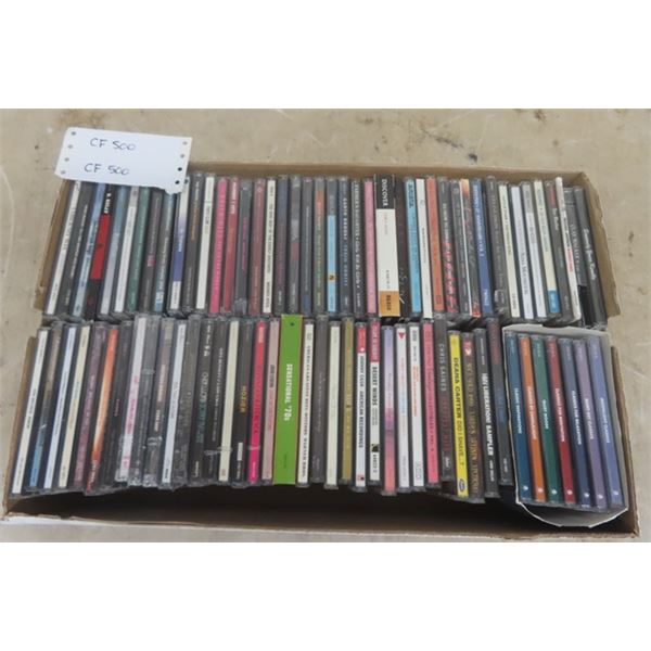 80 Plus Variety of CDs- All Genres; Classical, Rock, Country plus more 