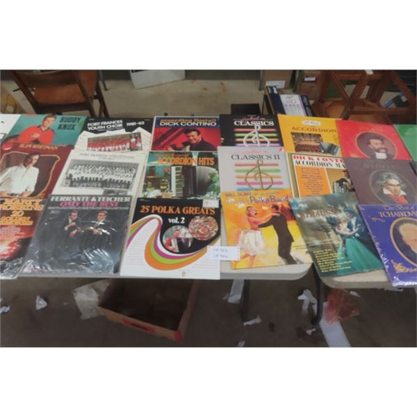 53 Assorted Records; Country, Classical, Easy Listening plus more 