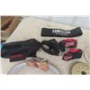 Image 2 : Assorted Weight Training Belts, 2 Weights, Hand Warmer, 2 Flashlight, Shoe Shine Kit
