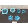 Image 5 : 6 Pieces of Fenton - 2 Sets of Candle Holders, 2 Vases 