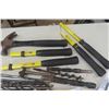 Image 10 : Assorted Tools - Wrenches, Pipe Wrenches, Files, Drill Bits, Hammer Handles, Filter Wrenches, Plus M