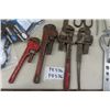 Image 4 : Assorted Tools - Wrenches, Pipe Wrenches, Files, Drill Bits, Hammer Handles, Filter Wrenches, Plus M