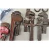 Image 8 : Assorted Tools - Wrenches, Pipe Wrenches, Files, Drill Bits, Hammer Handles, Filter Wrenches, Plus M