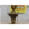 Image 6 : Pair of Brass Lamps - NO Shades  Tallest 29" 