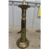 Image 7 : Pair of Brass Lamps - NO Shades  Tallest 29" 