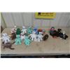 Image 1 : 22 Assorted TY Beannie Plush Toys - Many Bears, Buffalo, Crab + 4 Halloween