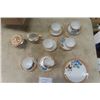 Image 5 : 20 pcs of China ; Tea Cups, Small Plates, Cream + Sugar Pair
