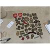 Image 1 : Approximately 50 Vintage Military Patches + Badges