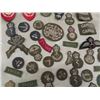 Image 3 : Approximately 50 Vintage Military Patches + Badges