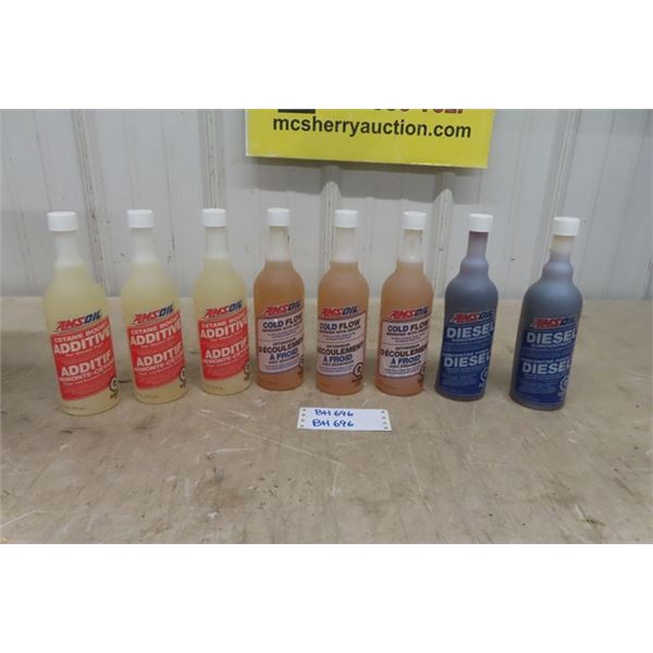 8 Bottles of Amsol Additives; 2 Diesel, 3 Cetane Boost, 3 Cold Flow - New Products