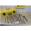 Image 1 : Mastercraft Tool Box with Assorted Wrenches- Mostly Standard - All Sizes