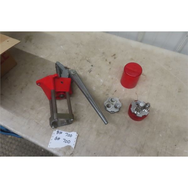 Lee Reloading Press with 308W Dies + some Shotgun Casings