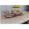 Image 2 : Children's Wooden Sleigh - some broken wood pieces