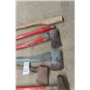 Image 3 : 2 Sledge Hammers, 3 Axes, 2 Axe Handles, 1 Pick