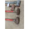 Image 4 : 2 Sledge Hammers, 3 Axes, 2 Axe Handles, 1 Pick