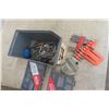 Image 6 : Metal Tool Box with Screwdrivers + Bit Sets, Pliers, Cutters