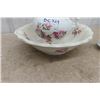 Image 3 : Floral Pitcher with Basin & Smaller Pitcher + Basin