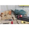 Image 4 : Carpenter's Package; Tool Belts, Wood Chisel, Chalk Line, Level, Tile Cutter, Respiratory Mask, Tape