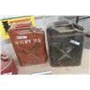Image 3 : 2 Military Gas Cans, Gas Pail with Nozzle, Fuel Nozzle - seems new