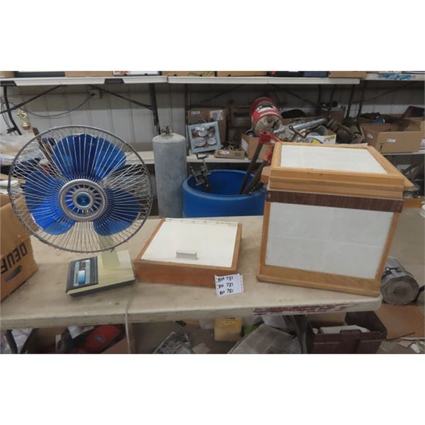 Home Made Insulated Cooler Box, Home Made Money Box + Fan