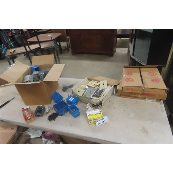 3 Furnace Elements, Electricsl Boxes, Switch + Plug Covers, Marretts