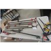 Image 1 : 10 Pipe Clamps up to 48", 2 Quickie Clamps - Total 12 Items