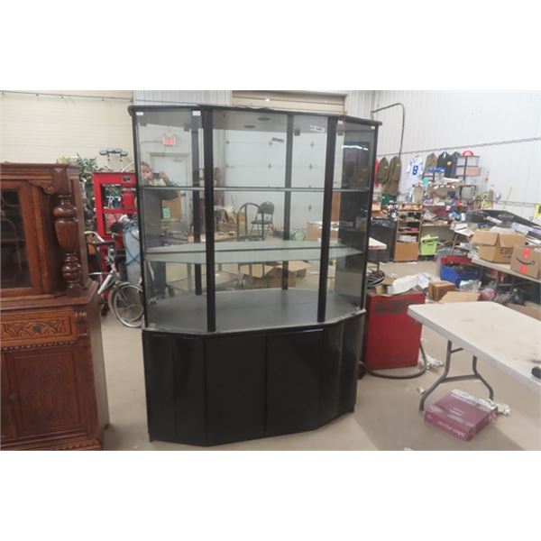 Modern Stunning China Cabinet- Lights Up 16"×55"×77"