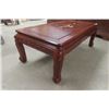 Image 4 : Coffee Table with Pearl Style Inlay + Carved Legs 18"×24"×47"