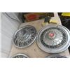 Image 4 : Vintage Hubcaps, Auto Gauges, Oil, Amp Meter plus more