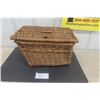 Image 1 : Early 1900's Wicker Fishing Creel Basket