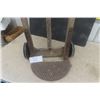 Image 2 : Antique Wood + Cast 2 Wheel Dolly