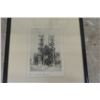 Image 2 : Edward Cherry Westminster Abbey Etching Signed Artist Proof - Framed 9" x 12" 