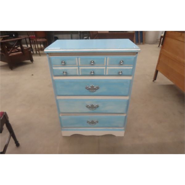 4 Drawer Painted Dresser 16" x 28" x 38" 