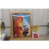 Image 1 : Lion King Framed Movie Poster + Lion King Monopoly