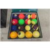 Image 2 : Florescent Pool Balls with Night Table Lighting Kit - Aramith