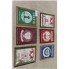 Image 1 : Lot of 6 Scottish/English League Mirrored Soccer Pictures 7" x 9" 