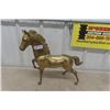 Image 1 : Large 19" x 22" Brass Horse