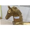 Image 2 : Large 19" x 22" Brass Horse