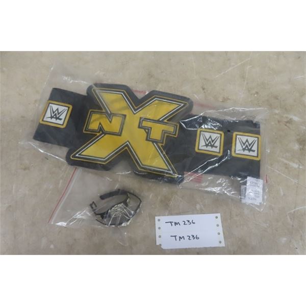 WWE NXT Belt - Unused, 2 Kids Tot Belts