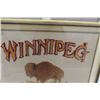 Image 2 : Framed Winnipeg Manitoba Needle Point with Buffalo 18" x 20" 