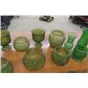 Image 3 : Assorted Green Bowls + Vases - 20 pcs Total