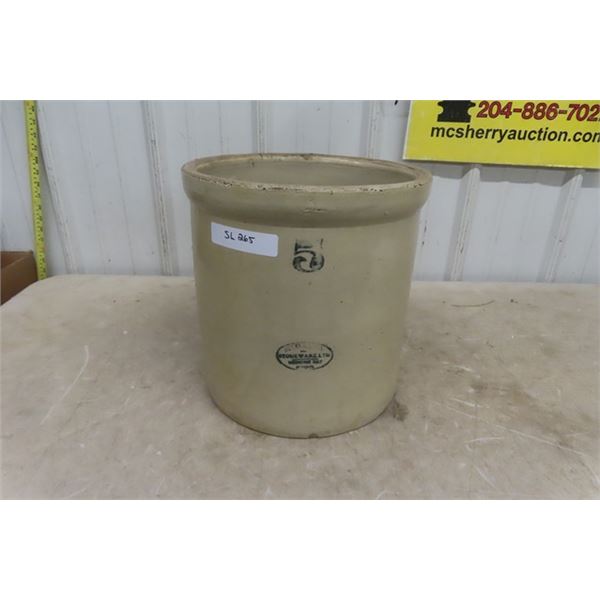 Medalta 5 Gal Crock