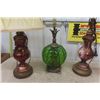 Image 2 : 3 Table Lamps -Larger Wine Decanter