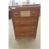 Image 2 : 4 Drawer Dresser 17" x 30" x 43" 