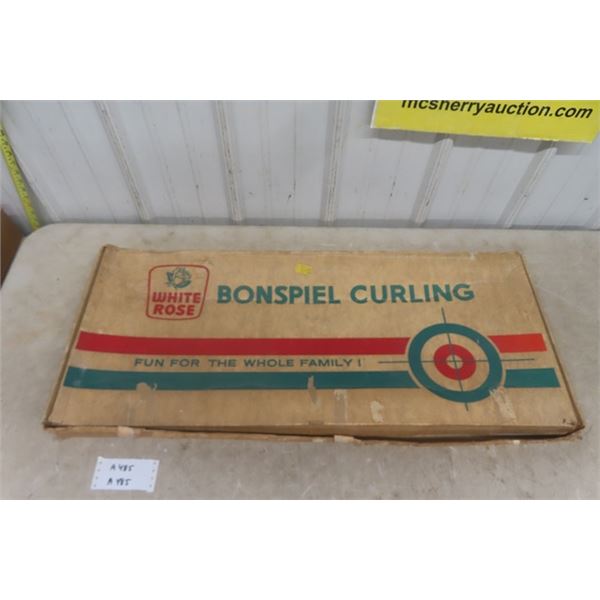Vintage White Rose Bonspiel Game in Box