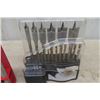 Image 2 : 12x Punch Set with Metal Rack + Bit Set- All New 