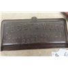 Image 2 : Frost +  Wood Implement Tool Box Lid, Embossed Metal 5.5" x 11" + Implement Gauge Casting