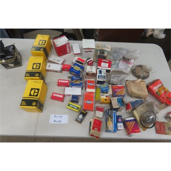 Assorted Car + Small Engine Parts New in Boxes; PCV Valve, Rotor, Rope ...