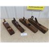 Image 1 : 4 Vintage Wood Planes- Larger Size 16-21"