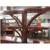 Image 10 : 2 Very Large Wooden Room Dividers with 2 Doors + Shelves + Upper Shelves 14.5"×50"×81"